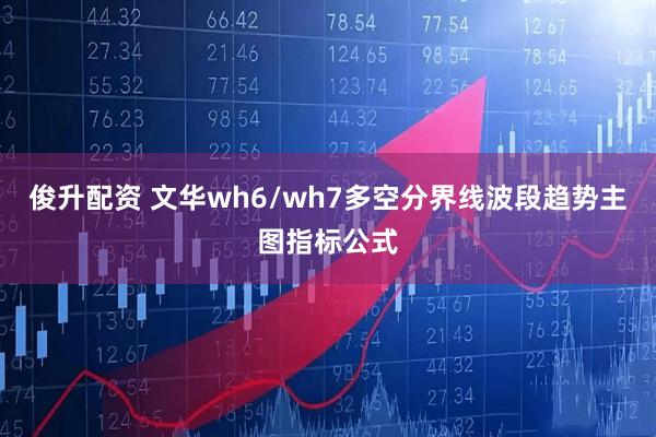 俊升配资 文华wh6/wh7多空分界线波段趋势主图指标公式